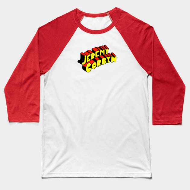 Jeremy Corbyn Baseball T-Shirt by andikapurna